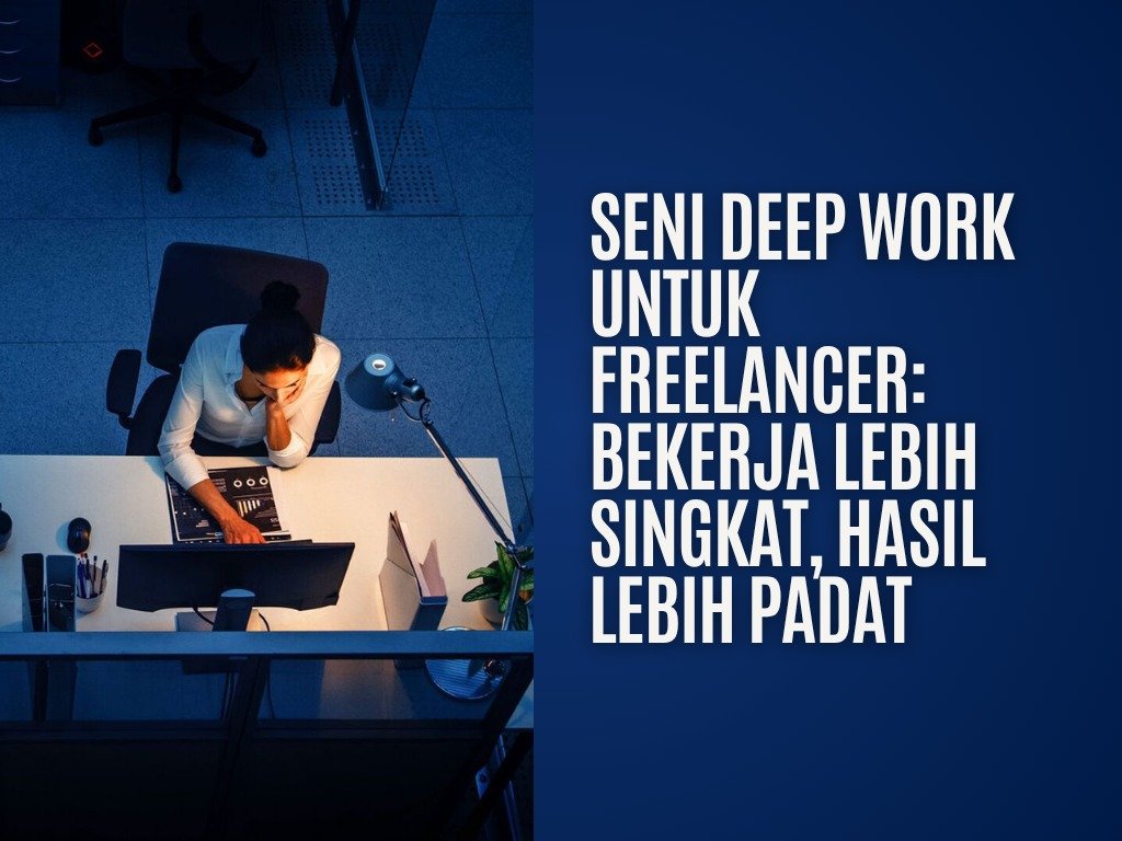 Seni Deep Work untuk Freelancer: Bekerja Lebih Singkat, Hasil lebih Padat